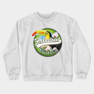 Explore fabulous Ecuador logo Crewneck Sweatshirt